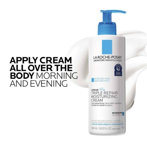 LIPIKAR AP+M TRIPLE REPAIR BODY MOISTURIZER CREAM FOR DRY SKIN
