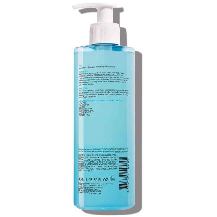 LA ROCHE-POSAY TOLERIANE PURIFYING FOAMING FACE WASH - Image 2
